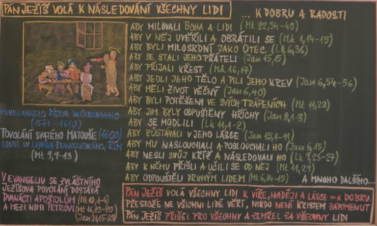 Pán Ježíš volá k&nbsp;následování všechny lidi